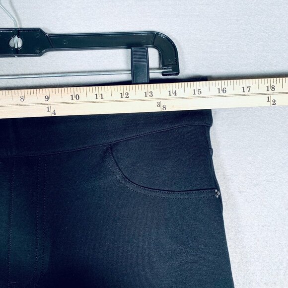 Spanx Pants Womens L Black Stretch Pull On Skinny Minimalist Career Goth - Picture 6 of 11